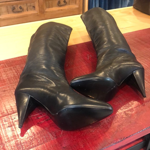 BRAND NEW ANTONIO DA PESCARA 90s OVER THE KNEE LEATHER BOOTS - Picture 4 of 11
